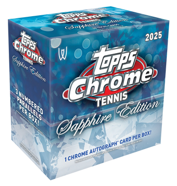 2025 Topps Chrome Tennis Sapphire Edition Box