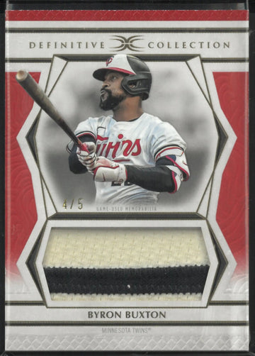 2025 Topps Definitive Rookie Patch Autograph Chandler Simpson Orange /25 RC