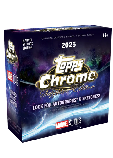 2025 Topps Marvel Studios Chrome® Sapphire Hobby Box
