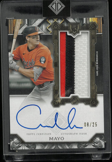 2025 Topps Transcendent Rookie Patch Autograph Coby Mayo Auto RC /25