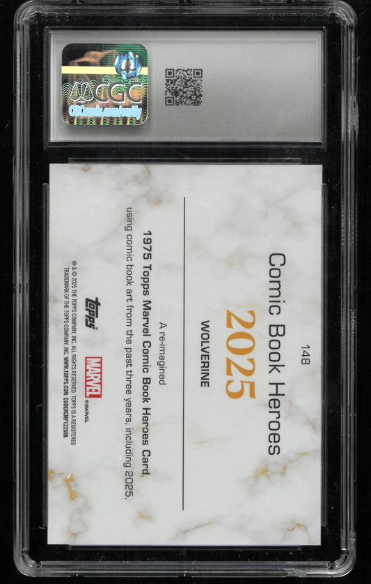 2025 Topps Wolverine Marvel Comic Book Heroes Gold Mini Diamond Ref /199 CGC 10