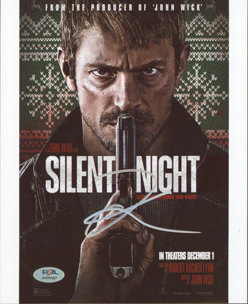 Joel Kinnaman Silent Night Authentic Signed 8x10 Vertical Photo PSA/DNA #AQ49267
