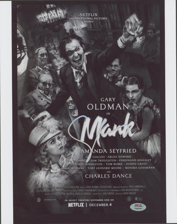 Gary Oldman Mank Authentic Signed 11x14 Vertical Photo PSA/DNA #AQ49487