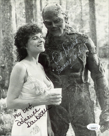 Adrienne Barbeau & Dick Durock "Swamp Thing" Signed 8x10 Photo JSA #CA36640