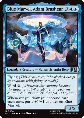 Blue Marvel, Adam Brashear [530] [Beginner Box] [Marvel Super Heroes: Commander] [Non-Foil]