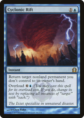 Cyclonic Rift (RTR-035) - Return to Ravnica Foil