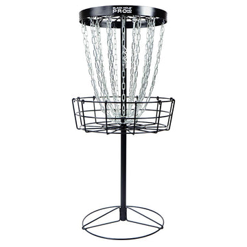 MVP Disc Sports Black Hole Pro HD 24-Chain Disc Golf Basket Target