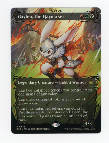 Baylen, the Haymaker — Borderless|Anime|Raised Foil — ID 16541