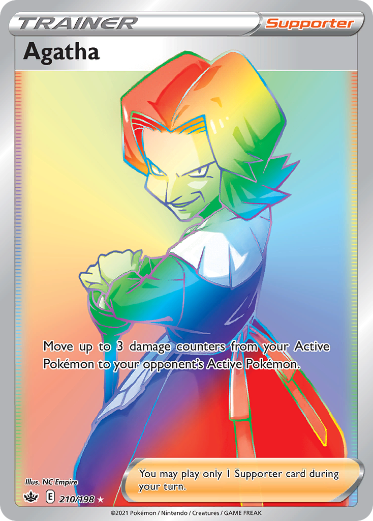 Agatha 210 198 Chilling Reign Holofoil