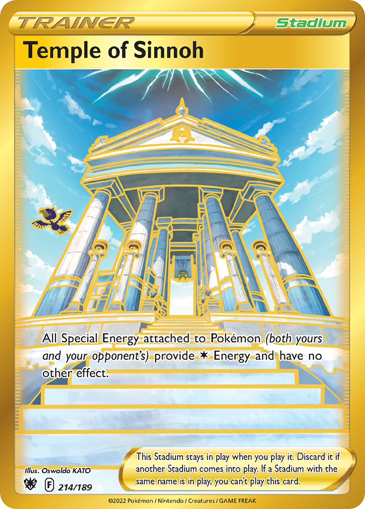 Temple Of Sinnoh 214 189 Astral Radiance Holofoil