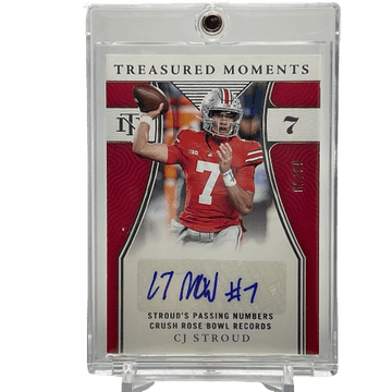 2022 Panini National Treasures Collegiate CJ Stroud #TM-CJS Autograph /99