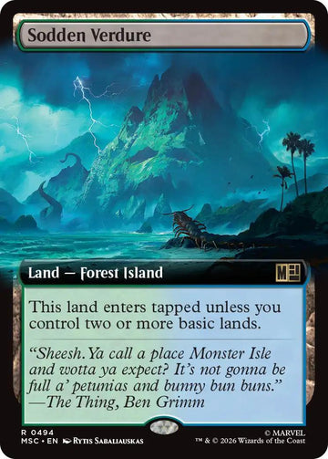 Sodden Verdure [494] [Extended Art] [Marvel Super Heroes: Commander] [Non-Foil]