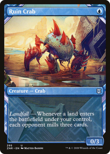 Ruin Crab (Showcase) [ZNR] - Near Mint