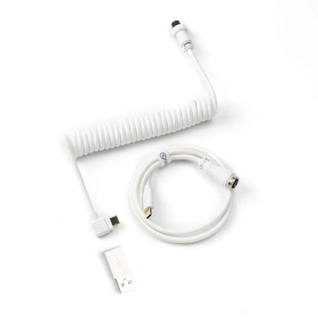 Keychron Coiled Aviator Cable Angled Connection