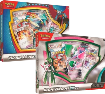 Pokémon - Roaring Moon ex Box or Iron Valiant ex Box