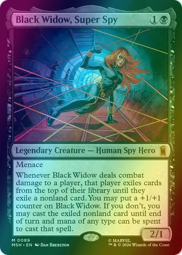Black Widow, Super Spy [89] [Marvel Super Heroes] [Foil]