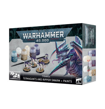 Warhammer 40000 Tyranids Termagants and Ripper Swarm and Paints