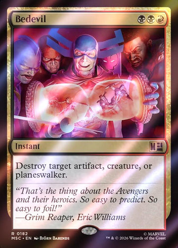 Bedevil [182] [Marvel Super Heroes: Commander] [Surge Foil]