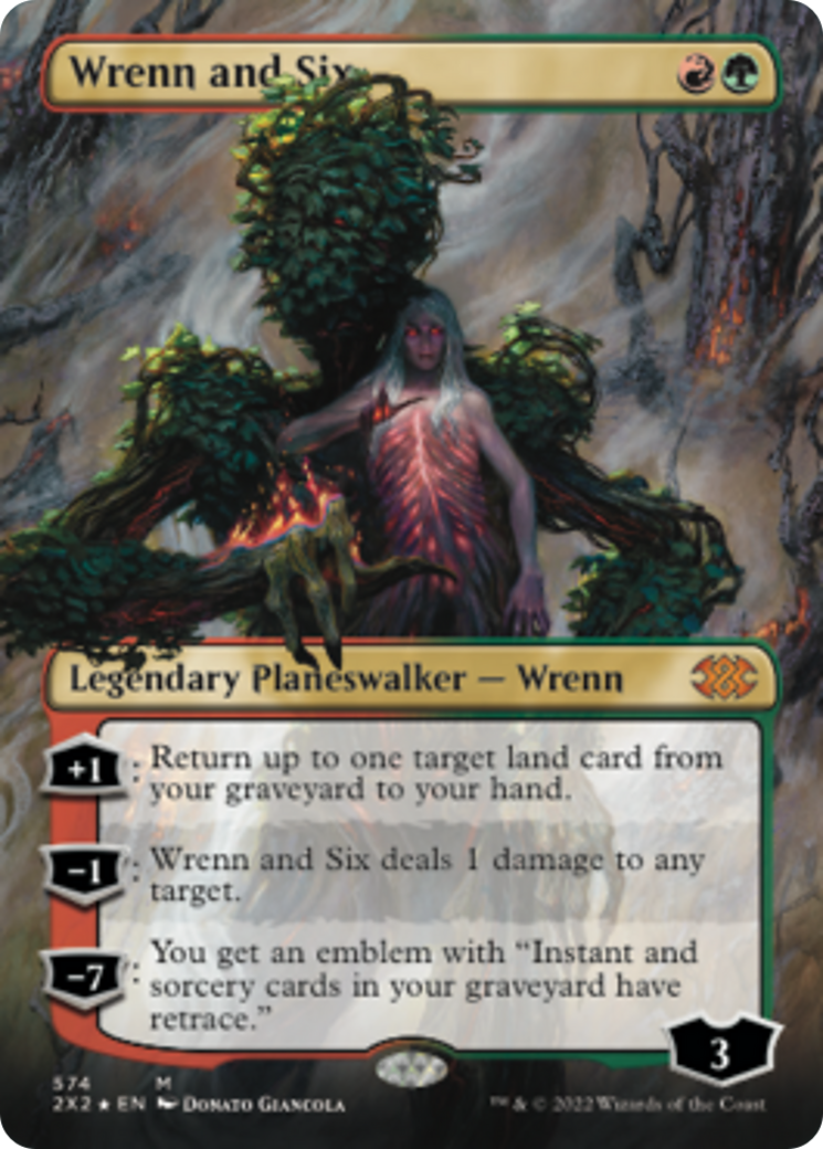 Wrenn and Six (2X2-574) - Double Masters 2022 (Borderless) Foil