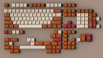 GMK Harvest Cherry Profile Double Shot ABS Keycap Set