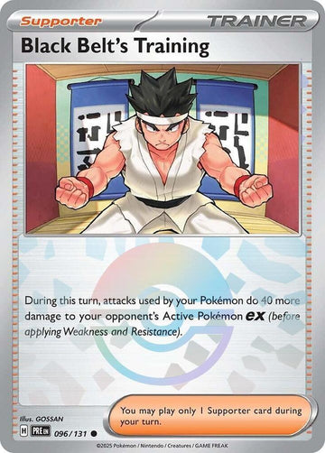 Black Belt's Training - 096/131 (Poke Ball Pattern) - SV: Prismatic Evolutions