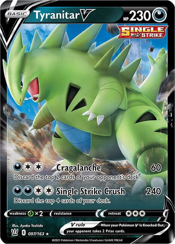 Tyranitar V - SWSH05: Battle Styles