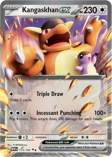 Kangaskhan ex - 115/165 - SV: Scarlet & Violet 151