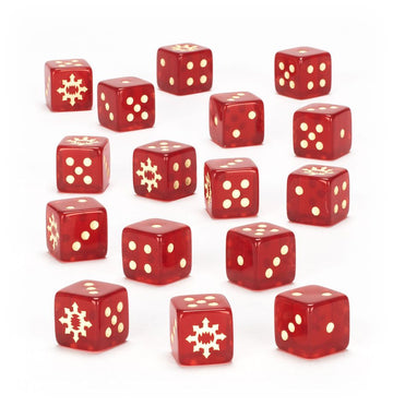 Warhammer 40000 World Eaters Dice