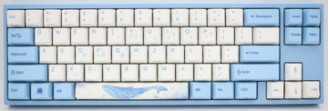 Ducky x Varmilo Miya Pro Sea Melody 65% White LED Dye Sub PBT Mechanical Keyboard