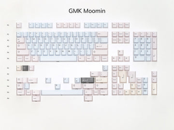 GMK Moomin Base 155 Key Cherry Profile Double Shot ABS Keycap Set