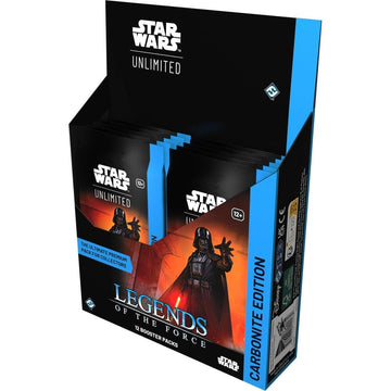 Star Wars Unlimited Legends of the Force Carbonite Booster Pack Display