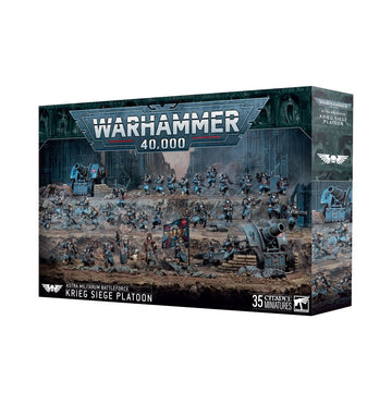 Warhammer 40000 Astra Militarum Battleforce : Krieg Siege Platoon