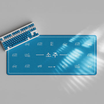 Key Kobo Soju Blue Desk Mat