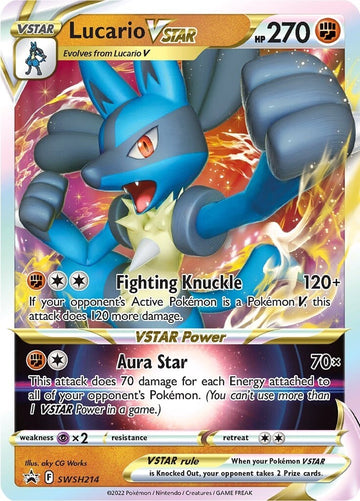 Lucario VSTAR - SWSH214 [SWSD] - Near Mint