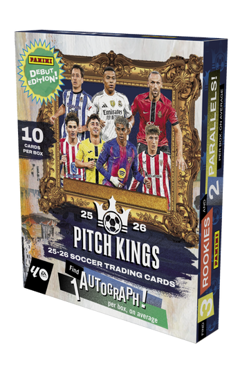 Panini: 2025-26 Panini Pitch Kings Soccer Trading Card Box (Hobby International)