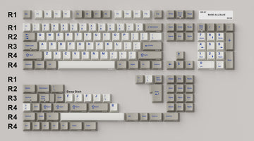 HammerWorks CRP R7 Beige Cherry Profile Dye Sub PBT Keycap Set