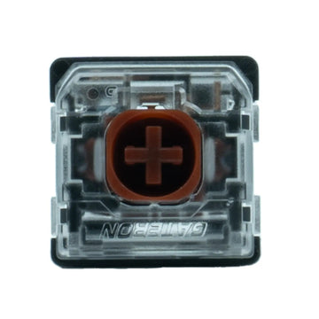 Gateron KS-33 Low Profile Brown Silent 2.0 Tactile 55g Plate Mount Switch
