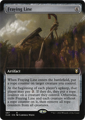 Fraying Line (Extended Art) - 597 - (Commander Legends: Battle for Baldur's Gate)