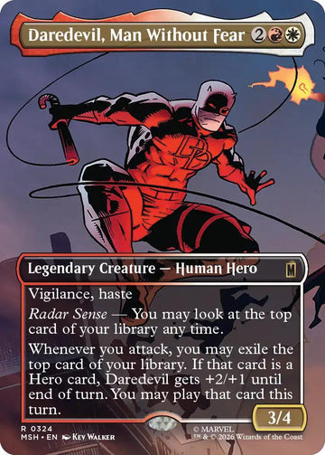 Daredevil, Man Without Fear [324] [Borderless] [Scene] [Marvel Super Heroes] [Non-Foil]