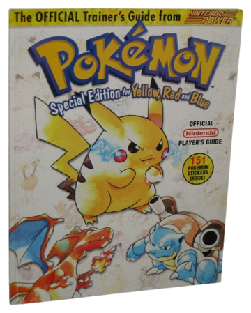 The Official Trainer's Guide From Nitendo Power Special Edition for Yellow, Red, Blue Magazine