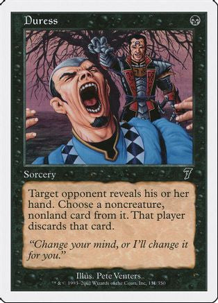 Duress (7ED-131) - 7th Edition Foil