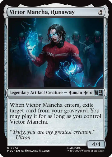 Victor Mancha, Runaway [574] [Beginner Box] [Marvel Super Heroes: Commander] [Non-Foil]