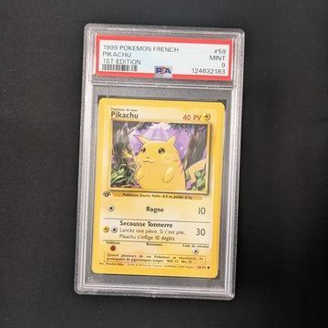 Pikachu (BS 58) - Base Set - French - PSA 9 - 1ST ED