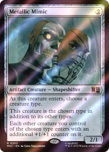 Metallic Mimic [203] [Marvel Super Heroes: Commander] [Surge Foil]