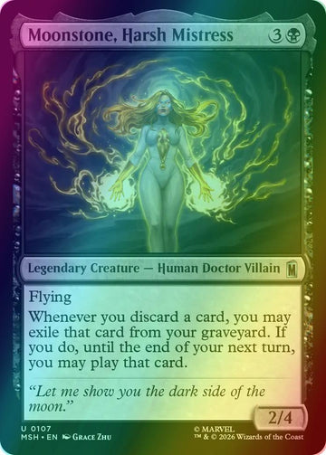 Moonstone, Harsh Mistress [107] [Marvel Super Heroes] [Foil]