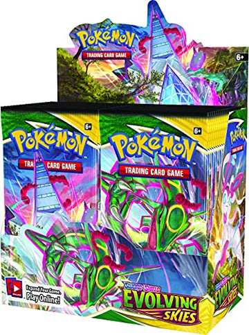 Pokemon Sword and Shield Evolving Skies Booster Sealed Case (6 Boxes)