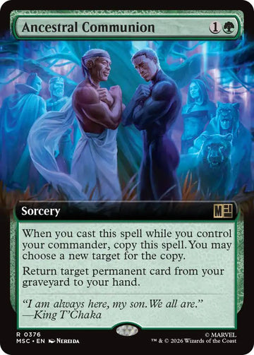 Ancestral Communion [376] [Extended Art] [Marvel Super Heroes: Commander] [Non-Foil]