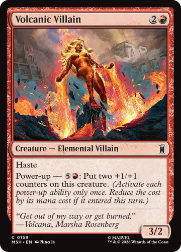 Volcanic Villain [159] [Marvel Super Heroes] [Non-Foil]