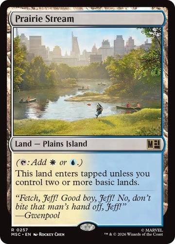 Prairie Stream [257] [Marvel Super Heroes: Commander] [Non-Foil]