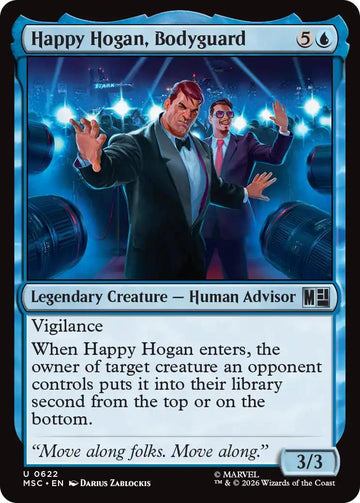 Happy Hogan, Bodyguard [622] [Jumpstart] [Marvel Super Heroes: Commander] [Non-Foil]